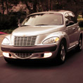 Silver PT Cruiser by Chrysler
